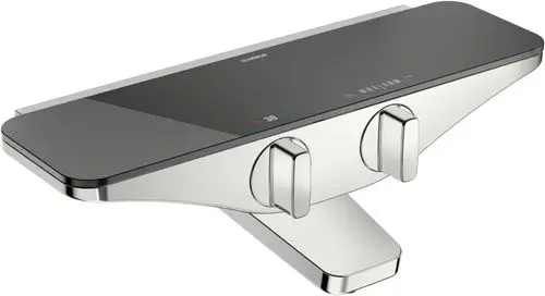 HANSA Wafü und Brausebatterie HANSAEMOTION 5864 Ausladung 137 mm DN15 Chrom/Grau, 5864217184, Artikel in Kategorie